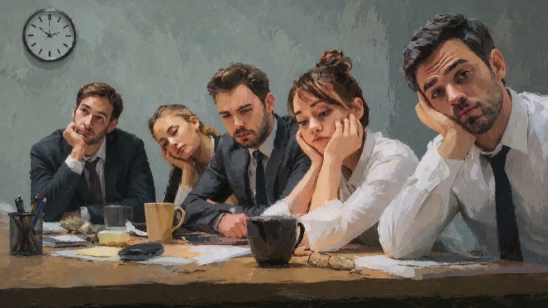 everyone hates your weekly team meeting | the best leadership newsletter for VPs and Managers everyone hates your weekly team meeting | the best leadership newsletter for VPs and Managers