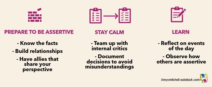 Safe assertiveness for product maangers