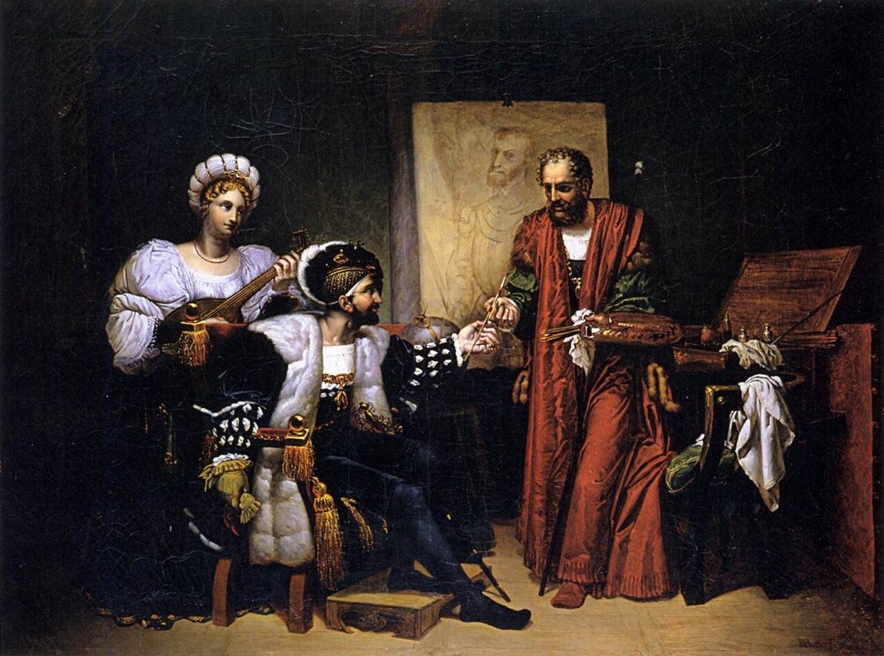 Photo: Pierre-Nolasque Bergeret / Wikimedia Commons (Public domain) Click the Source Info about artwork link, the depicted event is also described here .