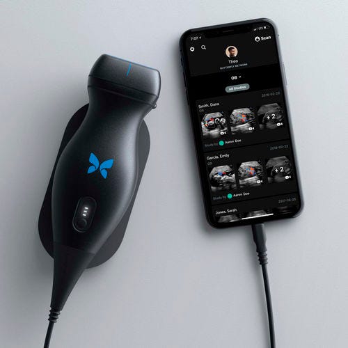 Hand-held ultrasound system - iQ+ - Butterfly Network - for multipurpose  ultrasound imaging / B/W / all-in-one