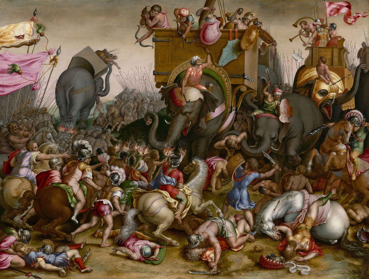 “The Battle of Zama”, after Cornelius Cort, c. 1578 “The Battle of Zama”, after Cornelius Cort, c. 1578