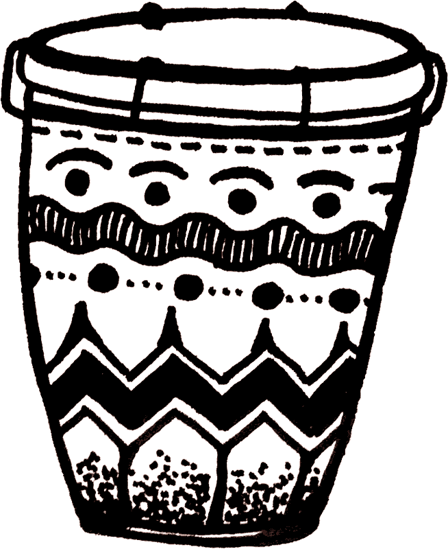 Illustration of a drum