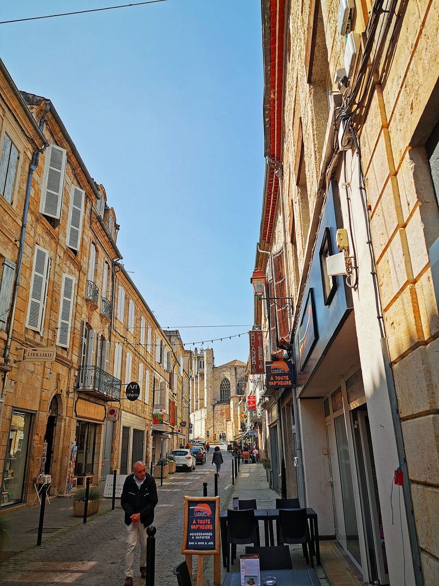 The Condom city center