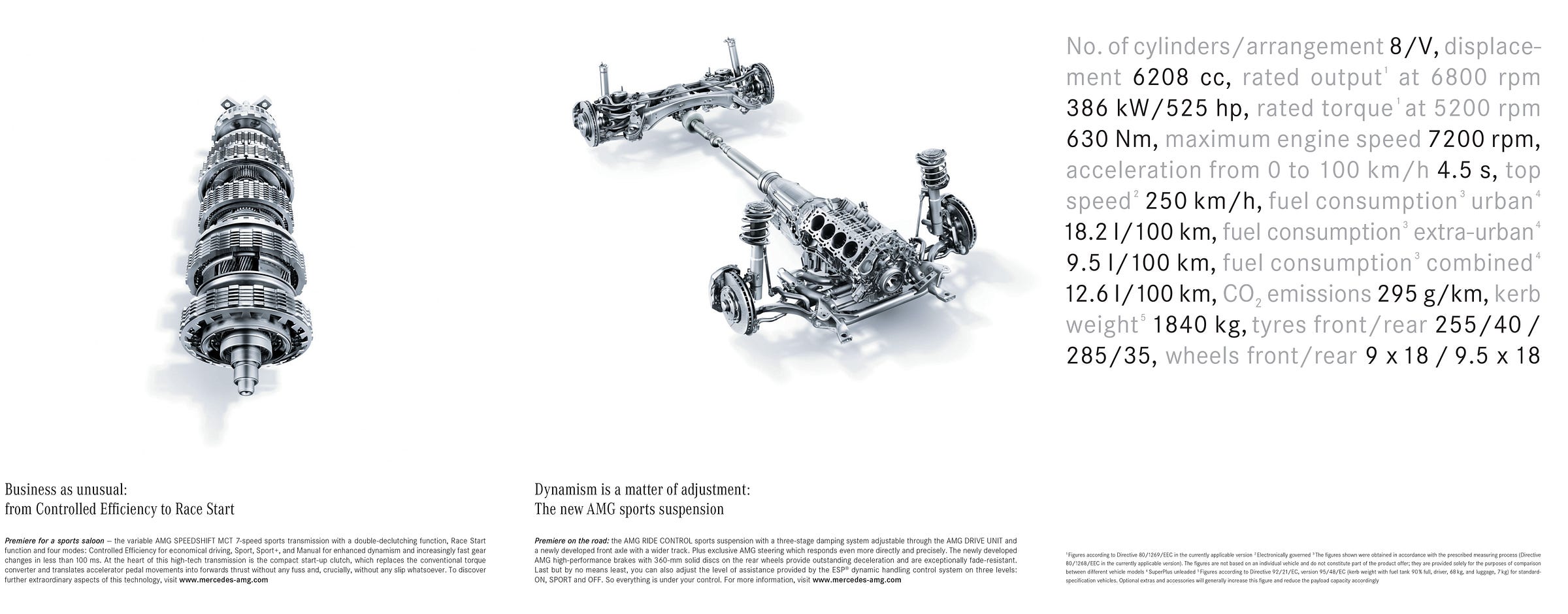 Mercedes AMG E63 W212 2009 brochure technical Mercedes AMG E63 W212 2009 brochure technical
