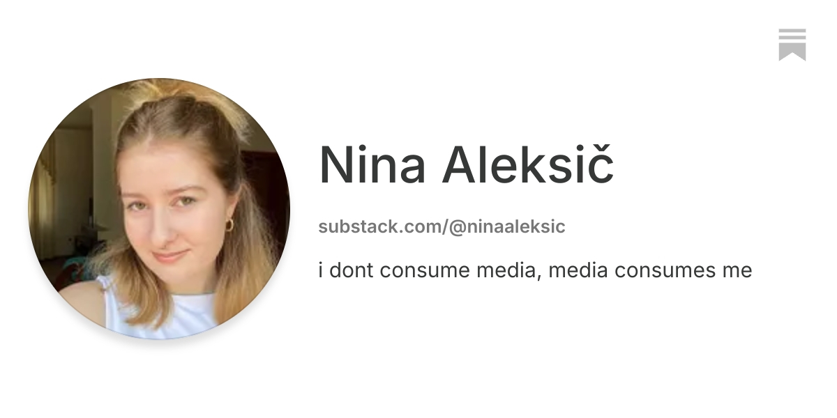Nina Aleksič | Substack