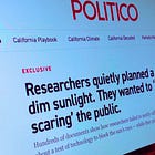 Researchers Who Planned Test to Dim Sunlight Wanted to ‘Avoid Scaring’ the Public: POLITICO