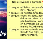 EL PADRE NUESTRO: Primera parte