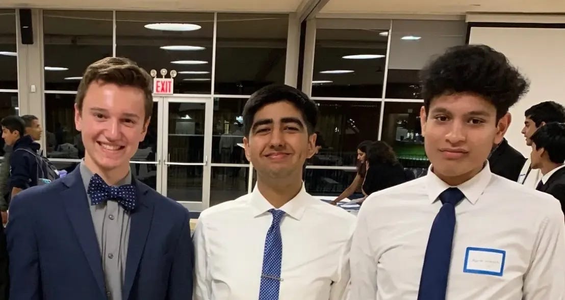 <p>Brendan Foody, Surya Midha, and Adarsh Hiremath in high school | File photo: X/ Brendan Foody</p>
<p>Brendan Foody, Surya Midha, and Adarsh Hiremath in high school | File photo: X/ Brendan Foody</p>