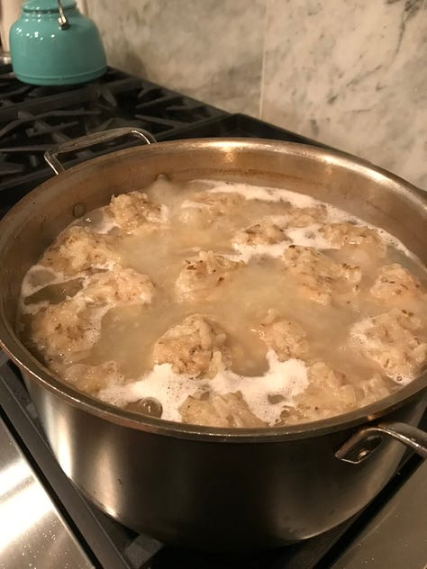 Making and serving the Norwegian dish of kumla