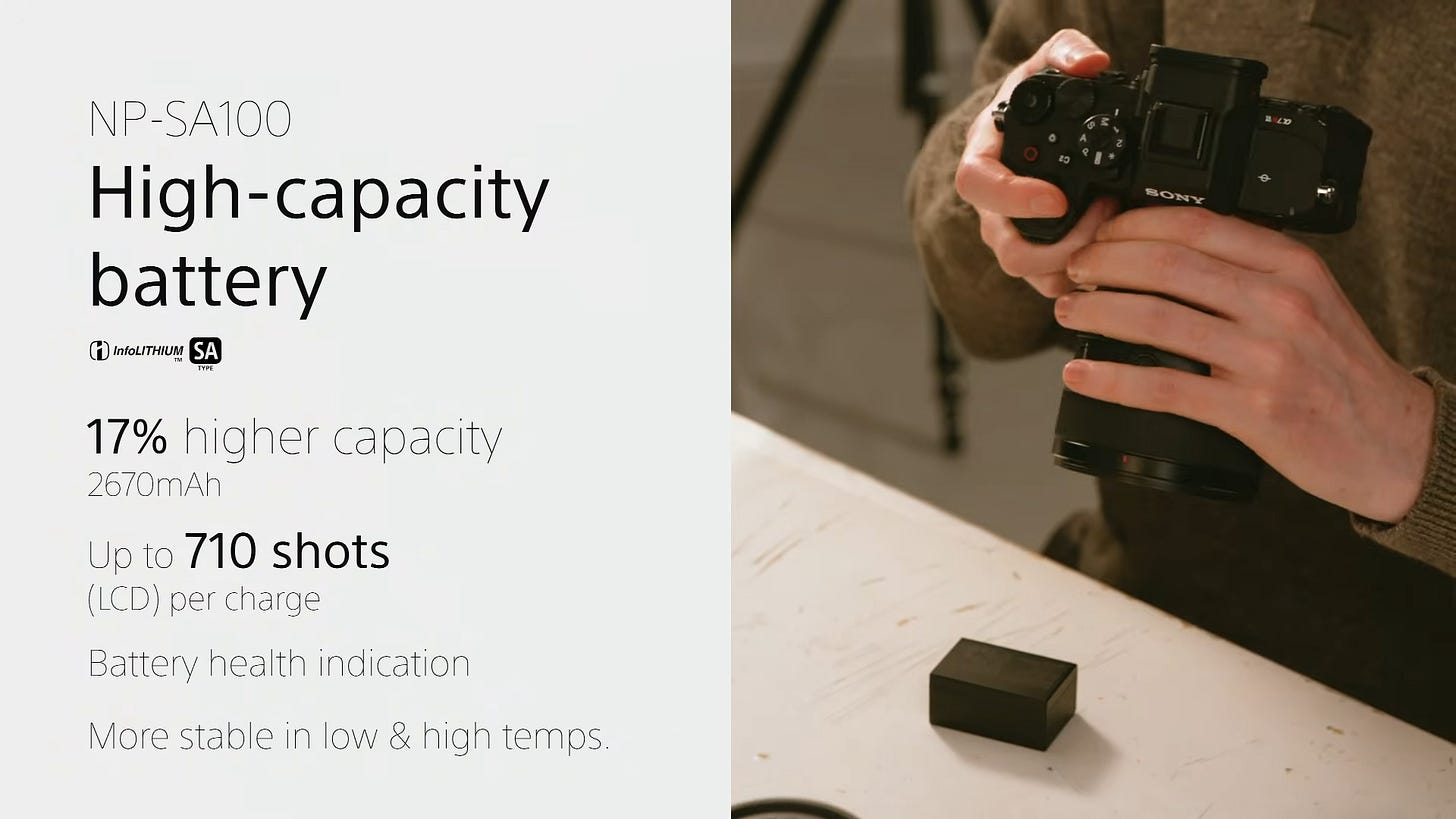 Sony a7R VI mirrorless camera