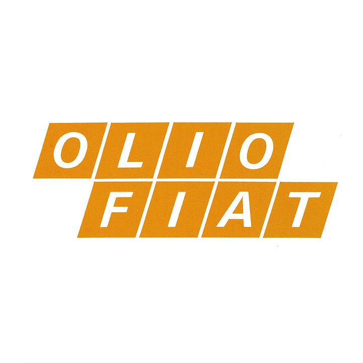 FIAT logo design, Armin Vogt, 1968, LogoArchive, Logo Histories