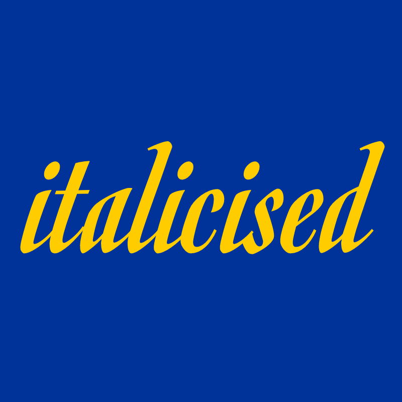 Substack profile picture for @italicized