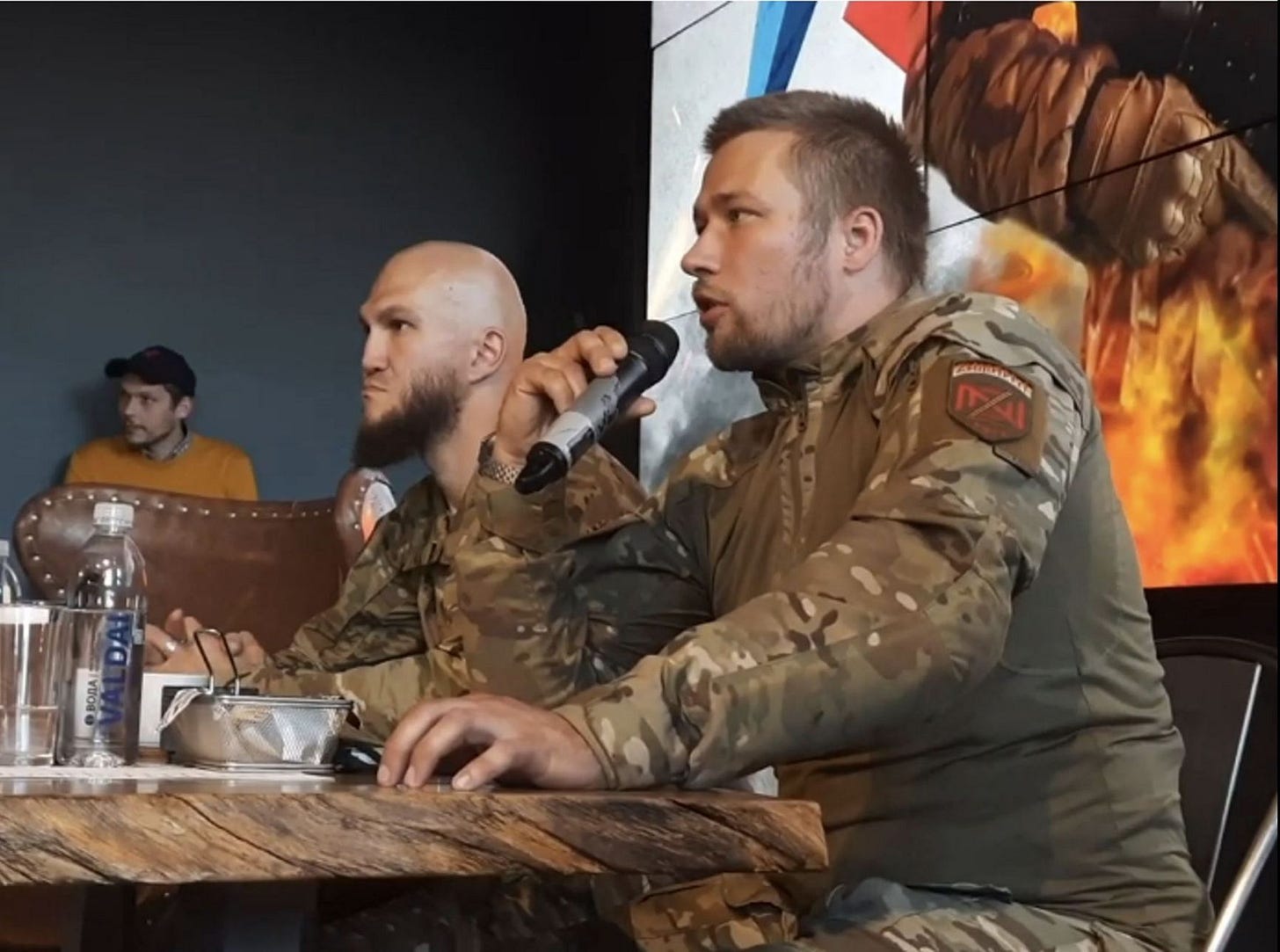 Vladimir “Ulfer” and Timur “Kiba” Gromov (right), head of communications for DSRG “Rusich” / “Zimargl” Vladimir “Ulfer” and Timur “Kiba” Gromov (right), head of communications for DSRG “Rusich” / “Zimargl”