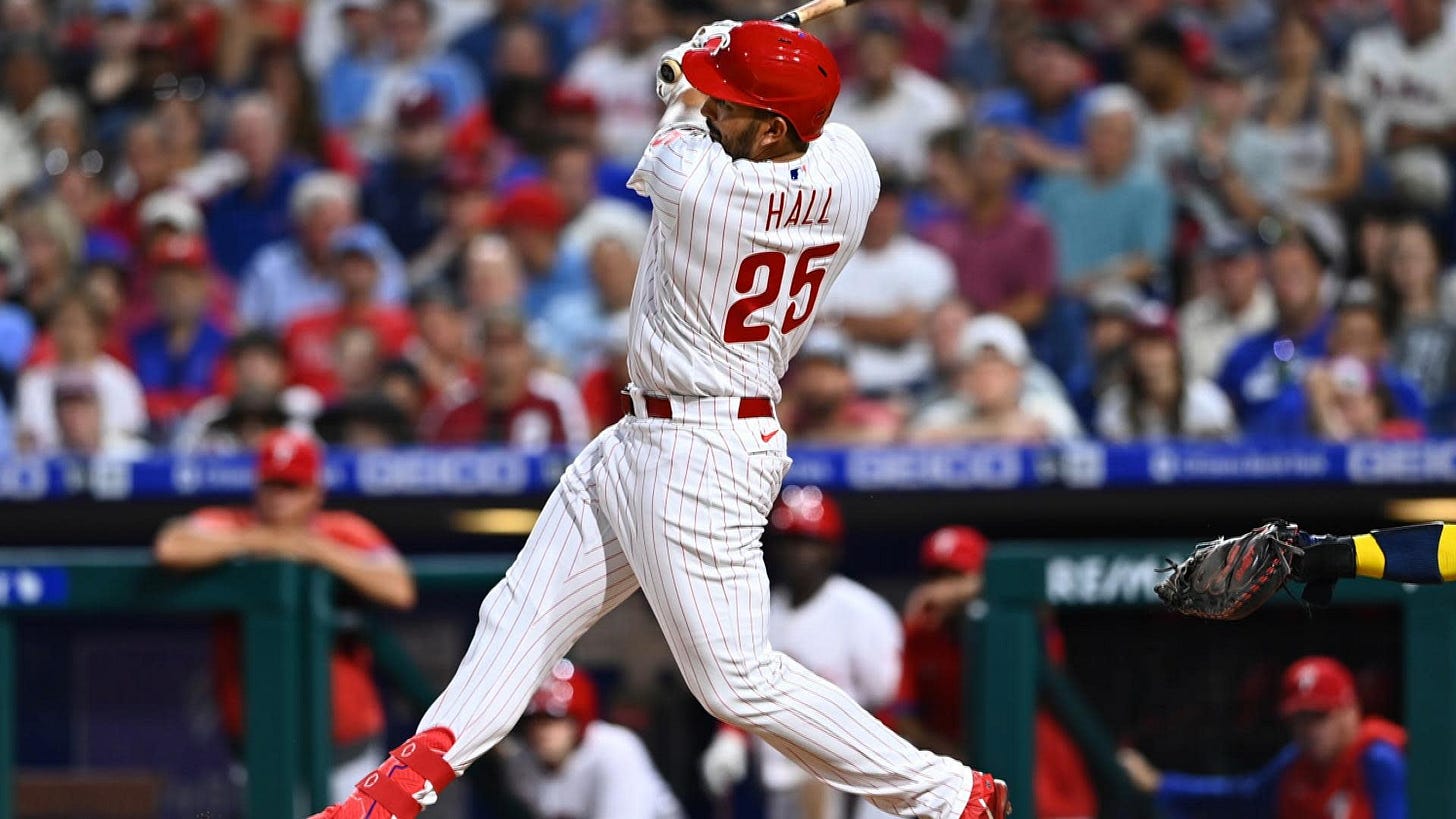 Darick Hall Makes Major League Debut With Phillies - Dallas Baptist  University Athletics