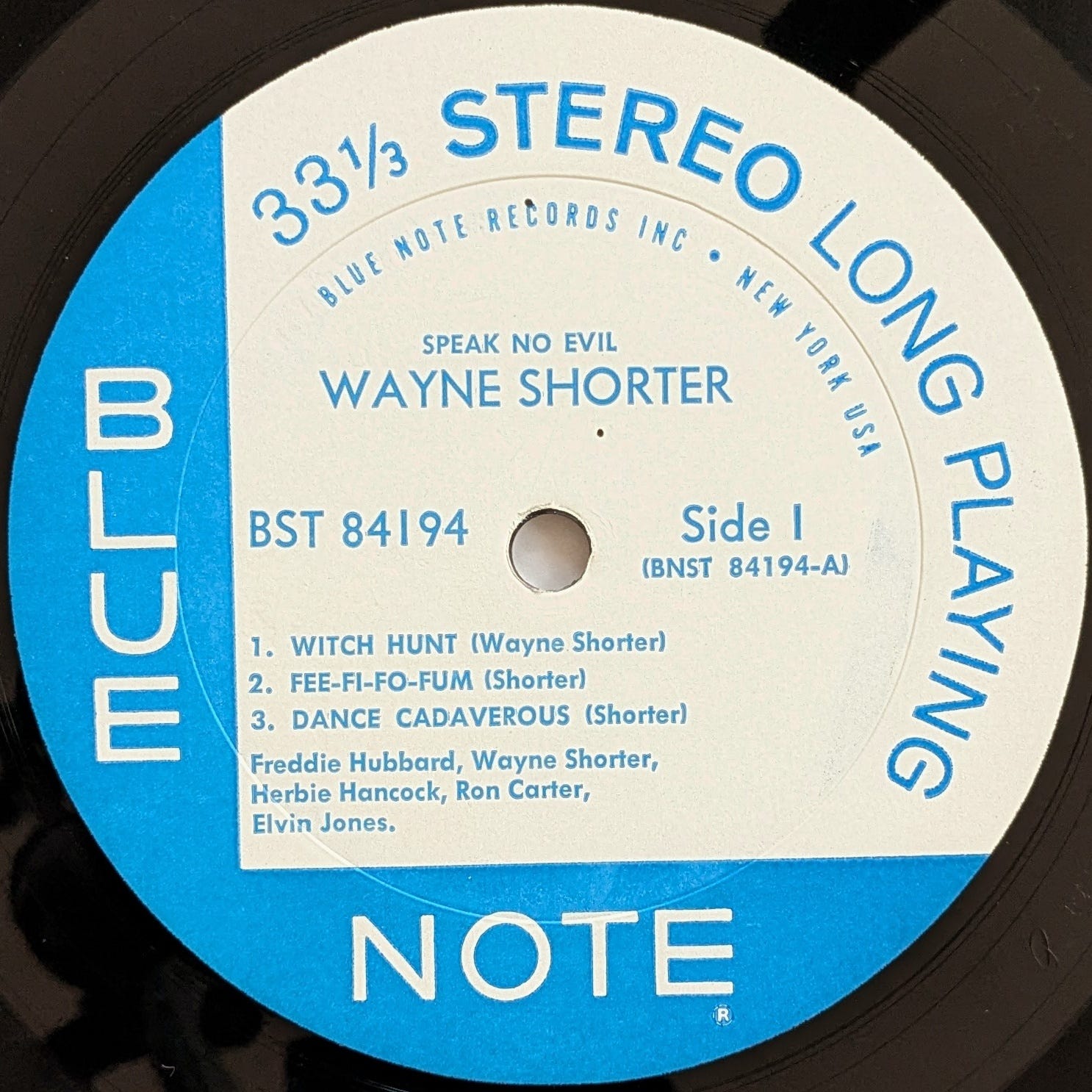 Wayne Shorter - Speak No Evil (Blue Note BST 84194)