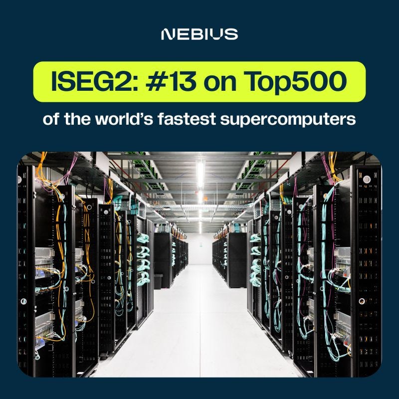 top500 #supercomputers #datacenters #ratings | Nebius