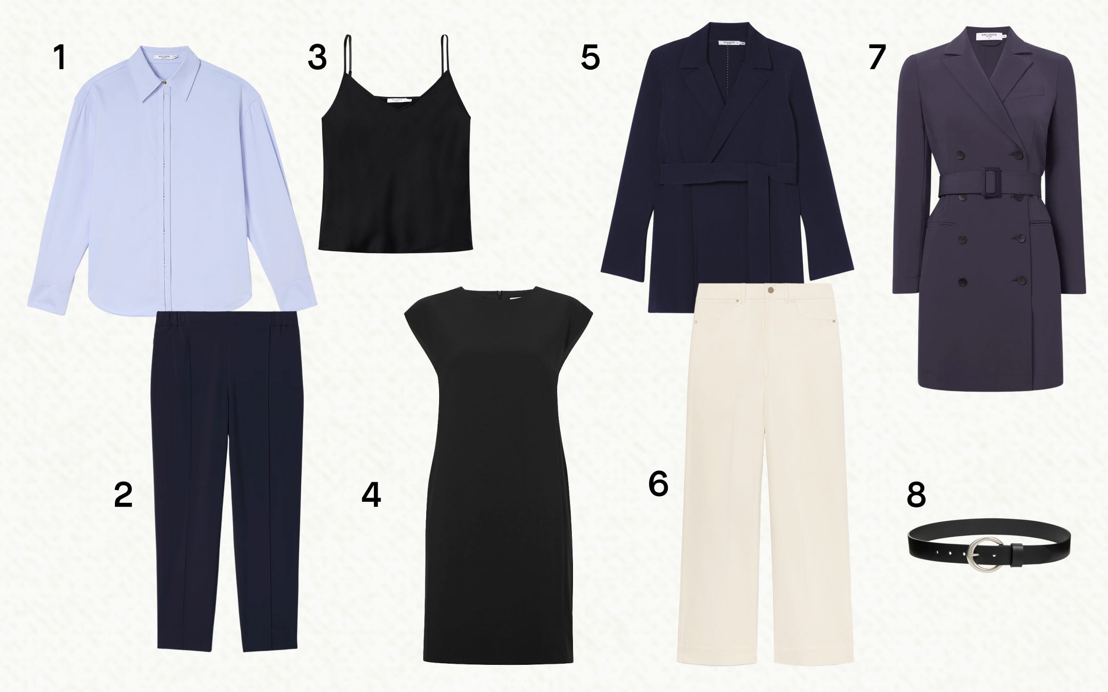 8 Pieces, 10 Outfits: How to Build a Starter Wardrobe for Work