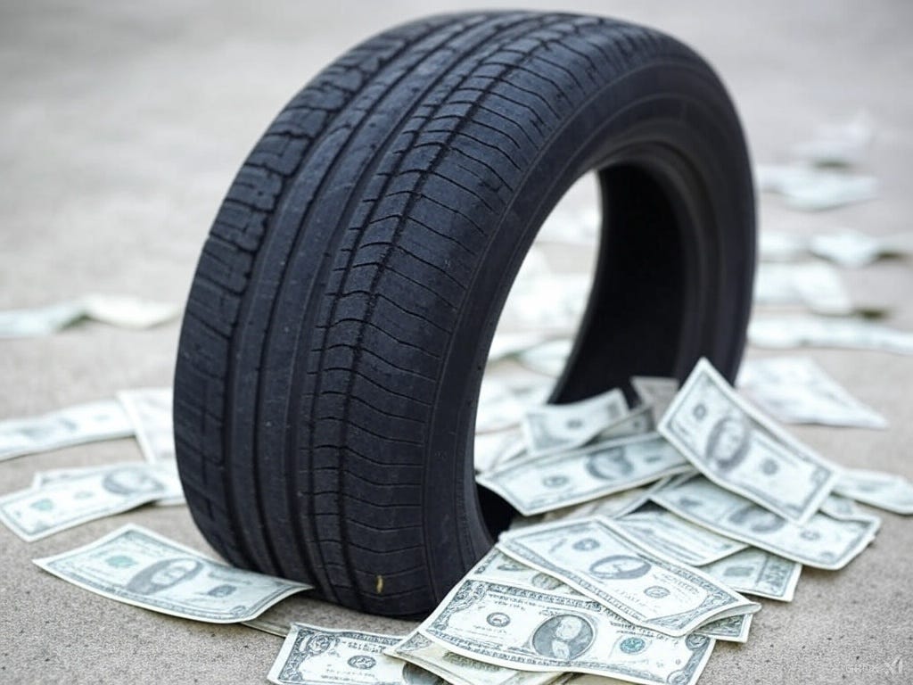 Tire tax traction - by Jeff Eager - Oregon Roundup