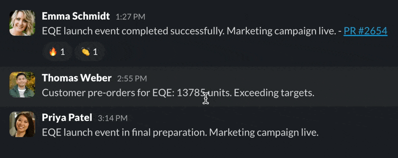 Adding new emoji reaction