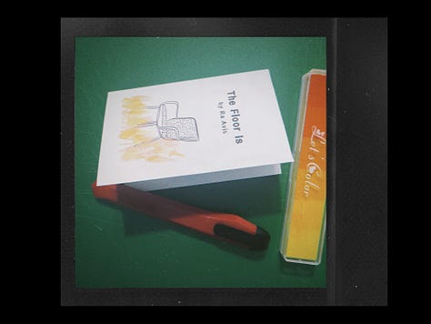 Pictures of The Floor Is zine 001 by Ra Avis