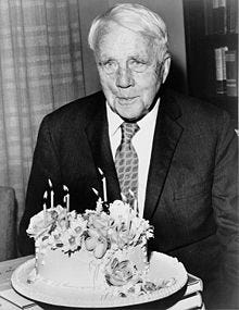Frost's 85th birthday in 1959