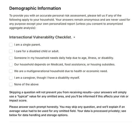 Preview of the Impact-O-Mat Questionnaire