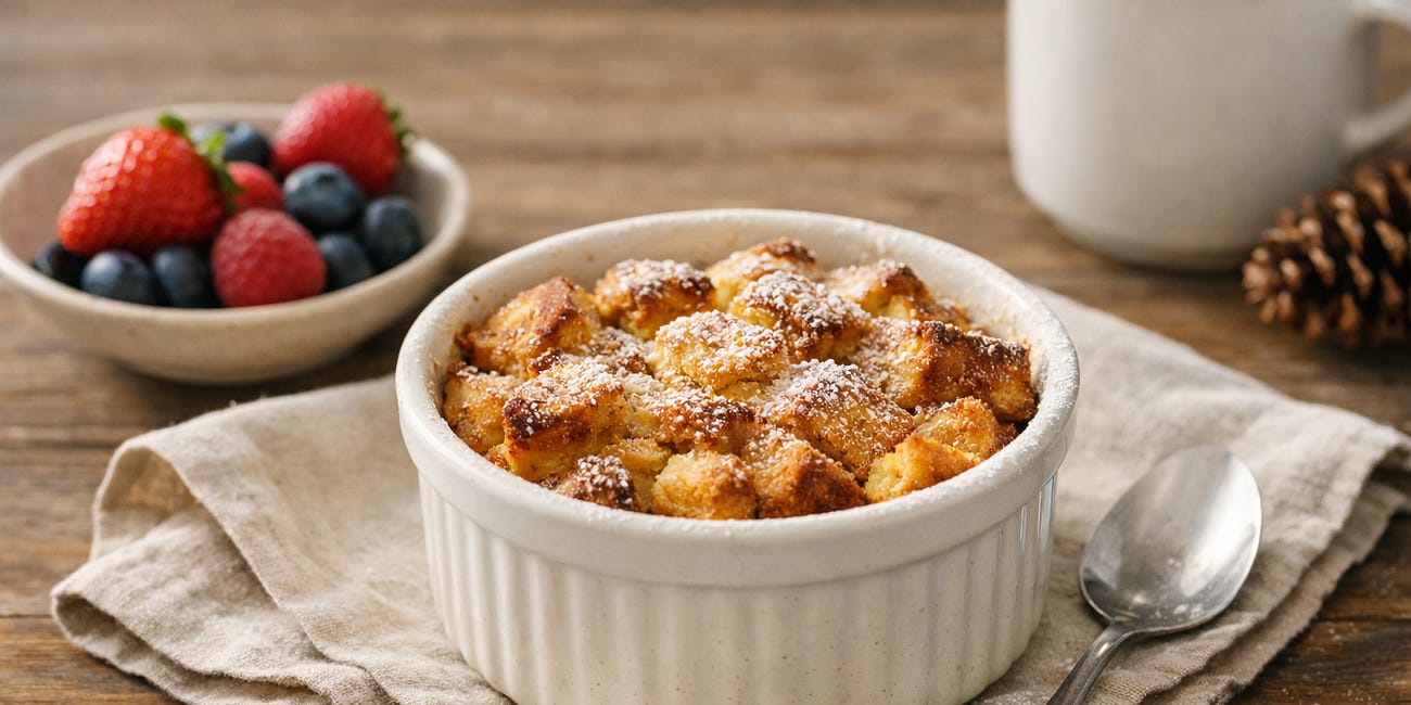 Decadent yet Guilt-Free Baked French Toast