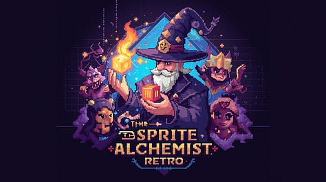 A Gallery Of Logos For The Sprite Alchemist - Retro!