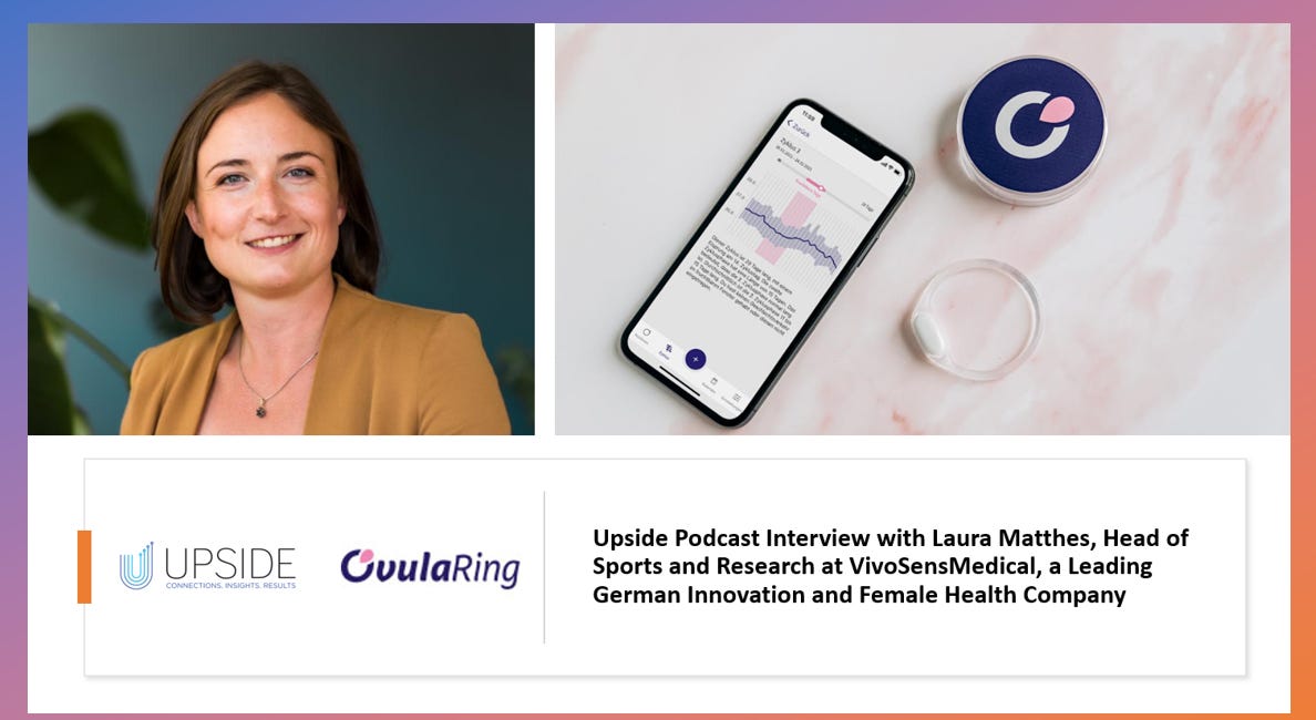 🔥Upside Chat: Laura Matthes, Head of Sports and Research at VivoSensMedical, a Leading German Innovation and Female Health Company 