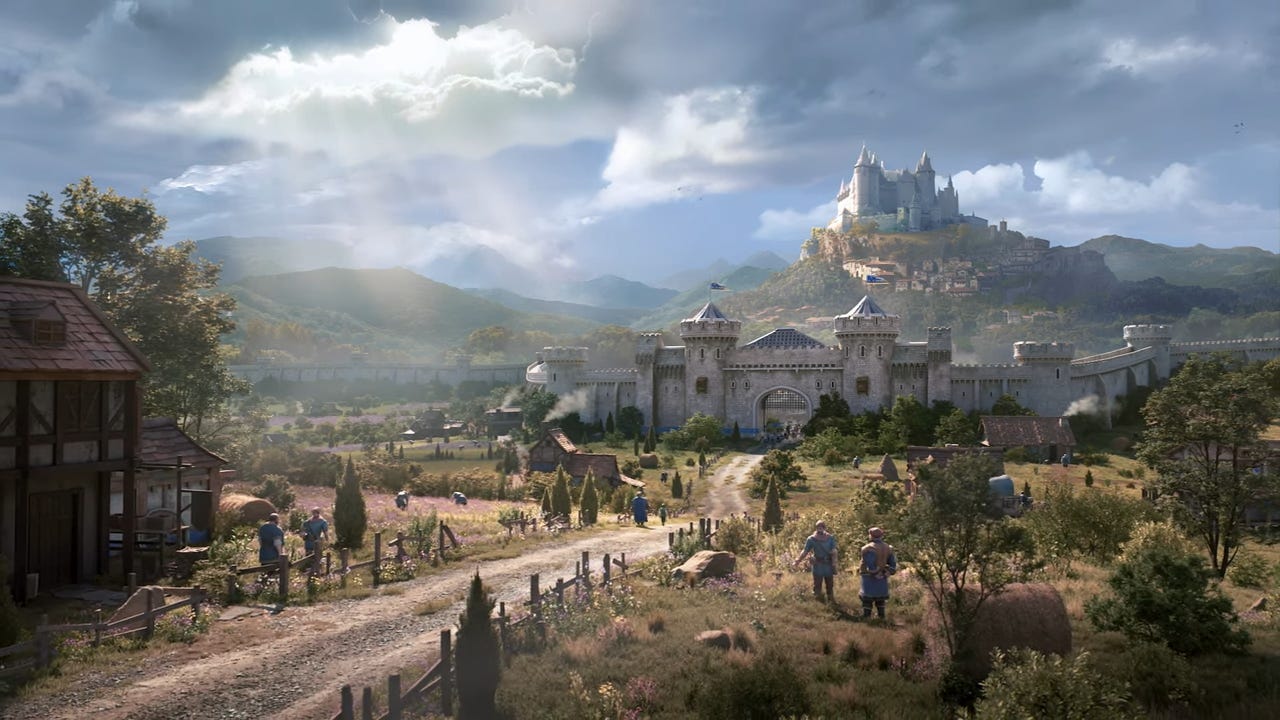 A castle in Age of Empires 4 A castle in Age of Empires 4