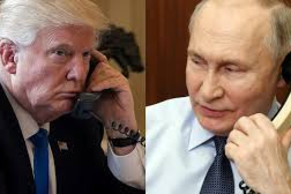 Presidents Trump and Putin Have Second Phone Call; About 1 hour 15 minutes