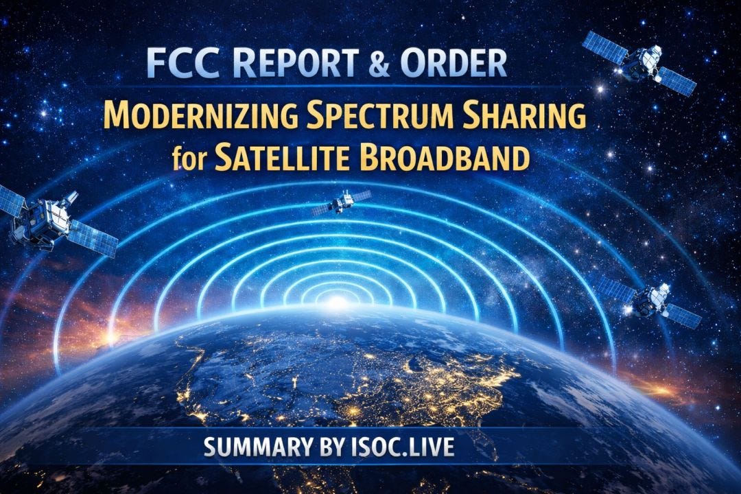 Fcc Overview FCC Report & Order - Modernizing Spectrum Sharing for Satellite ...