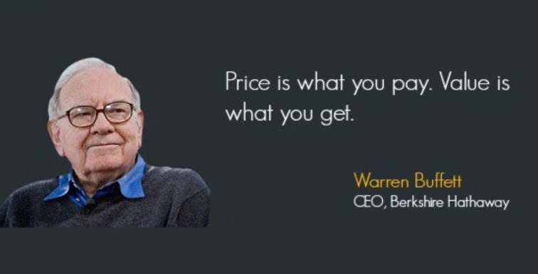 Price Vs Value – The difference between Price and Value by investment  perspective