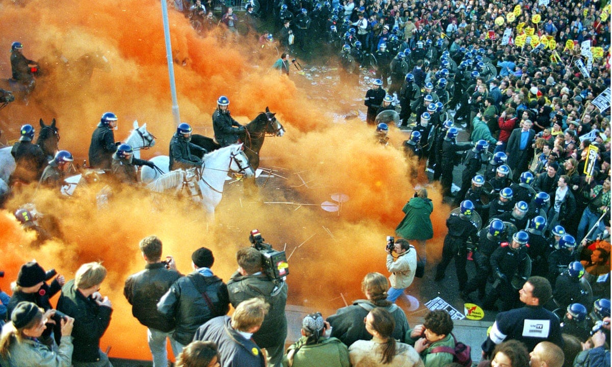 Balwinder Rana at an anti-BNP march in Welling, 1993 | Photography | The  Guardian
