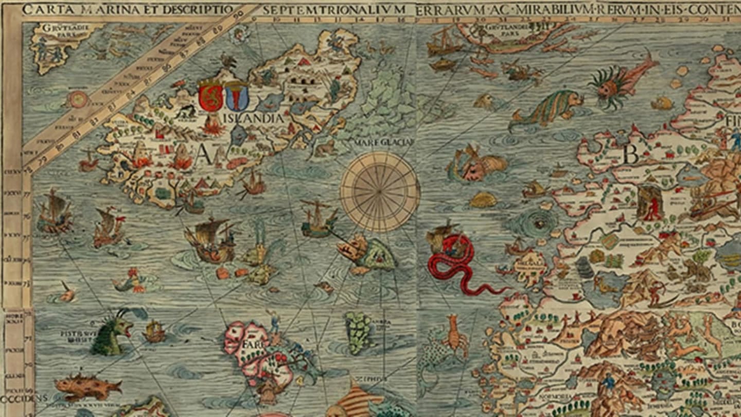 What's With the Sea Monsters on Old Maps? | Mental Floss What's With the Sea Monsters on Old Maps? | Mental Floss
