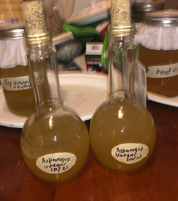 Bottled vinegar