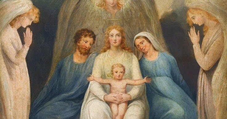 Art Collector: William Blake - THE HOLY FAMILY 'CHRIST IN THE LAP OF TRUTH'