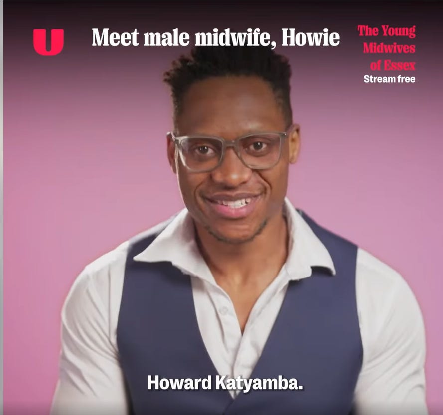 Howard Katyamba, a Zambian male midwife working in Basildon, Essex.