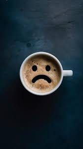 coffee cup and sad face Metaphor ...