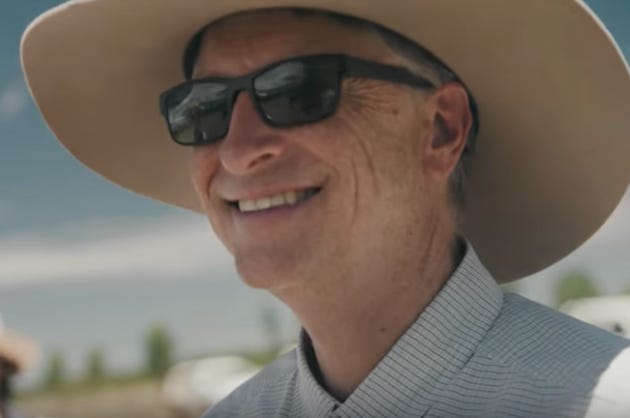 Bill Gates, raunchy rancher