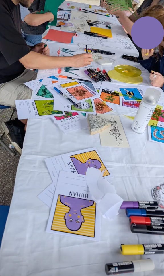 Collaborative workshop with the ELWP Artists, and live illustration by Brook Morgan