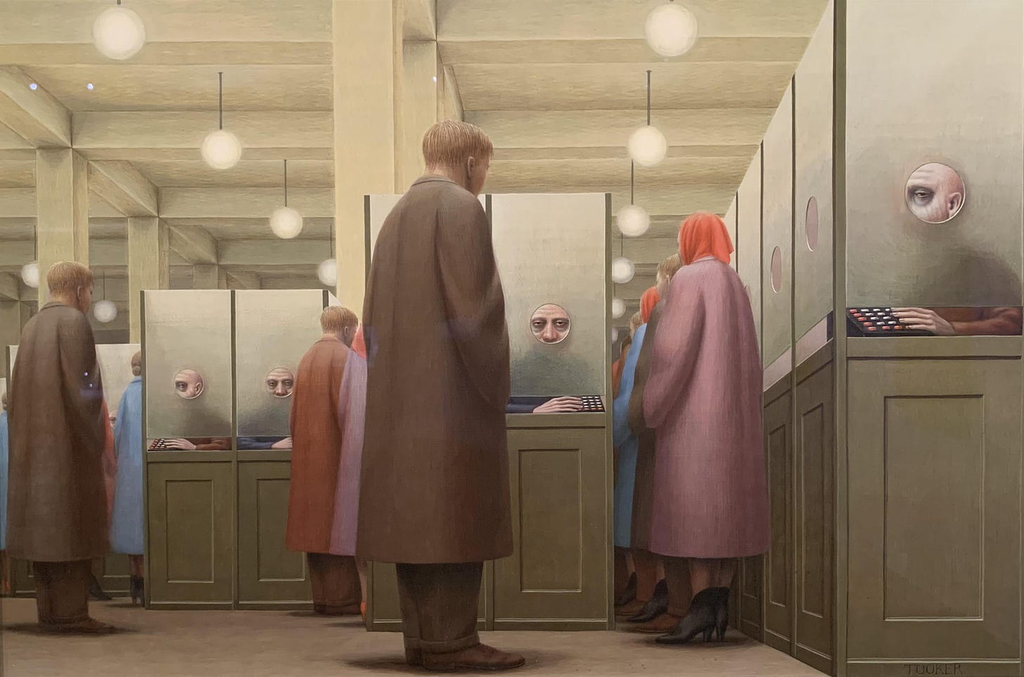 George Tooker - Government Bureau (1956) : r/museum