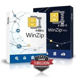 WinZip software packaging - legacy file compression tool that stopped updating but remains on millions of computers
