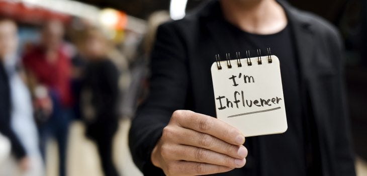 How much influencers earn per post?