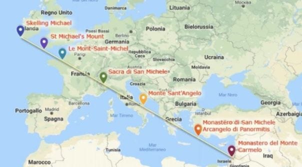 La misteriosa Linea Sacra di San Michele Arcangelo – Le vie del mistero La misteriosa Linea Sacra di San Michele Arcangelo – Le vie del mistero