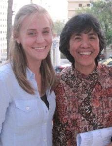 Elisa and I in 2012.