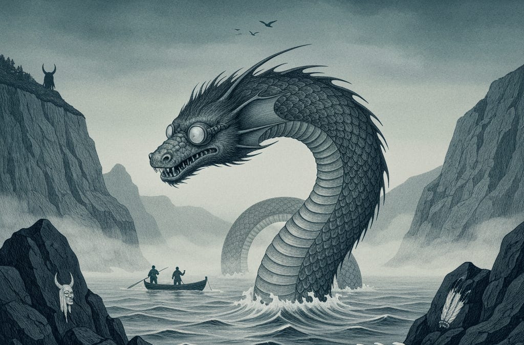 Sea Serpents and Lake Monsters: America's Hidden Water Beasts in 19th-Century Folklore and Native Legends