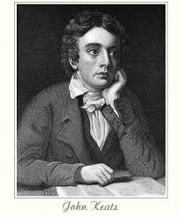 An illustration of John Keats and photographs of Pablo Neruda, and Matthew Olzmann