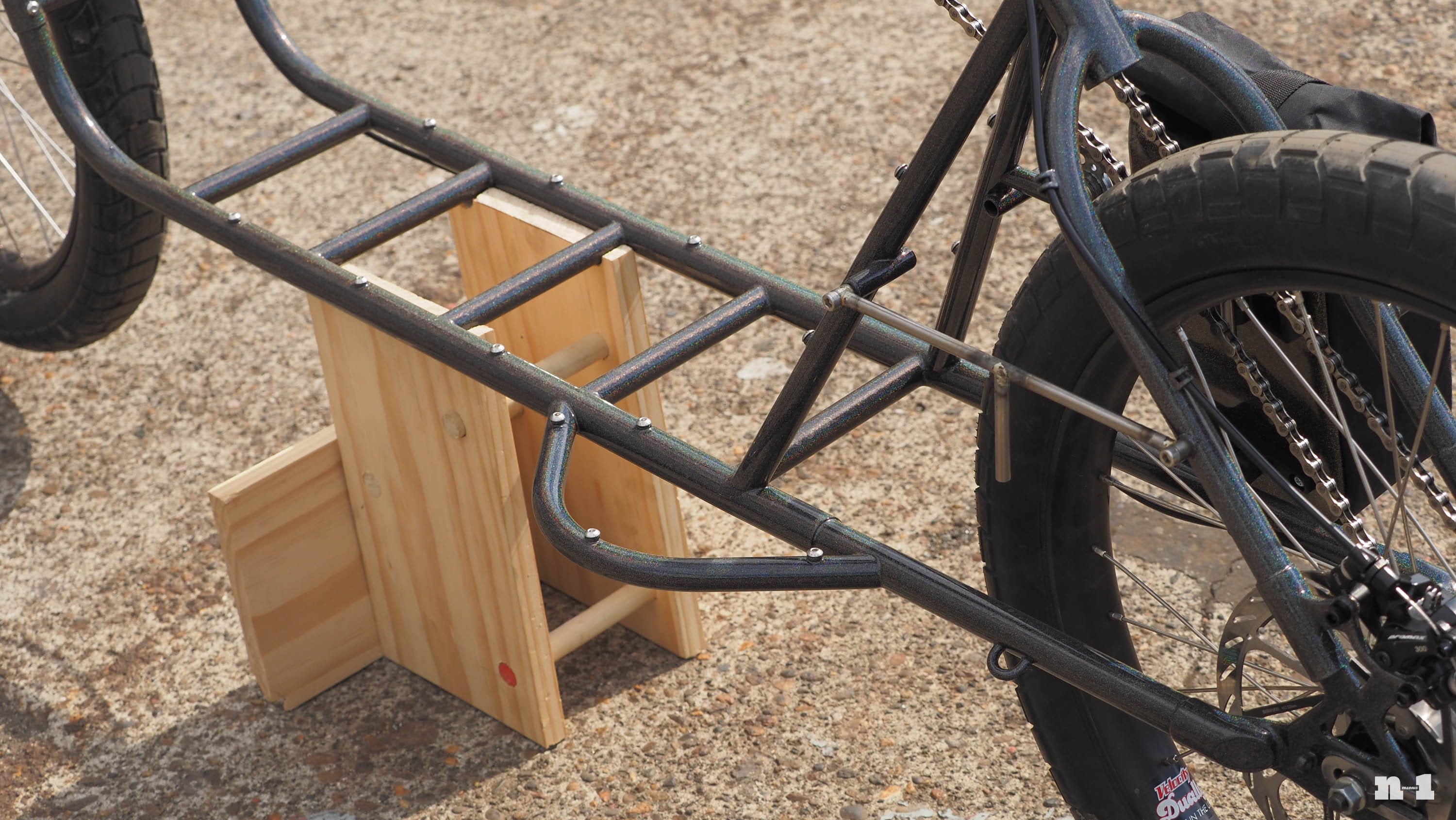 Brulé Bicycles tall bike step