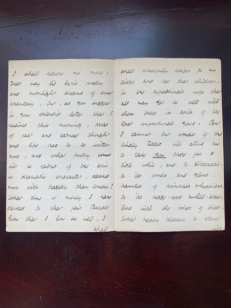 Ebenezer's January 12, 1891 letter written in tight cursive. 